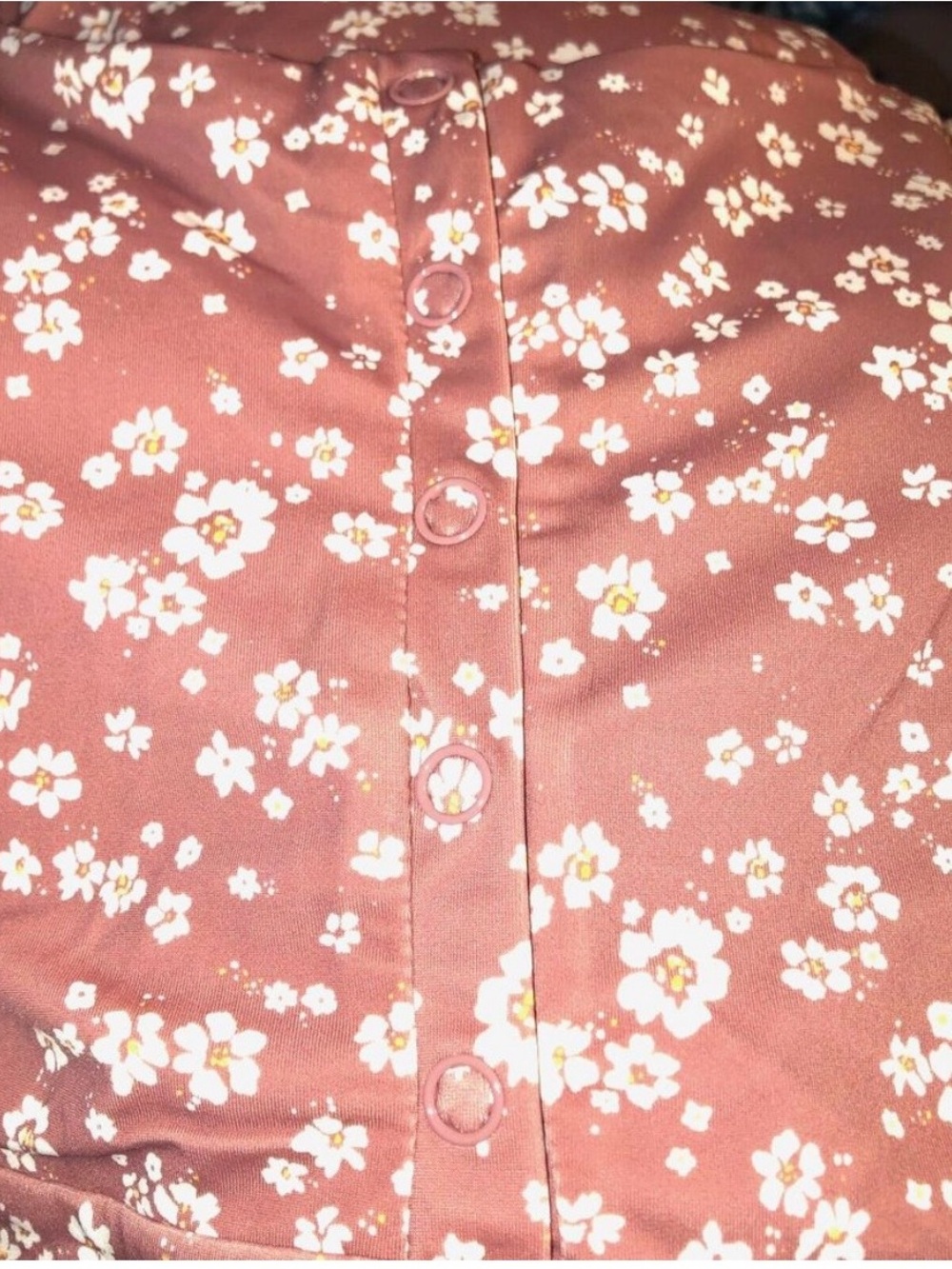 Andie Dusty Rose Floral One-Piece Swimsuit - Picture 6 of 8